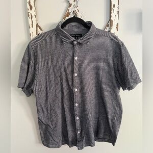 Robert Barakett Fairhope‎ Knit Button-Up Shirt Size XL